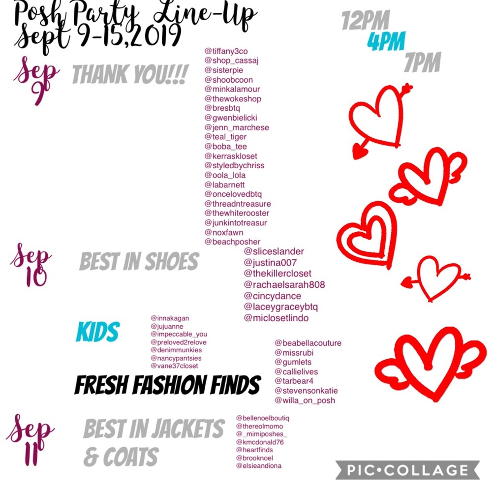 Posh Party Line-Up!